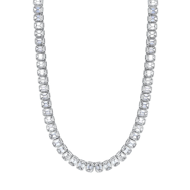 24.25 carat Diamond Necklace in 18 kt White Gold