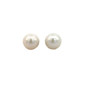 Freshwater Pearl Earrings in 14 kt White Gold