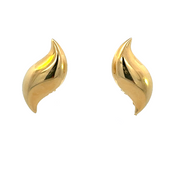 Vintage Tiffany & Co. "Feather" Earrings by Elsa Peretti in 18 kt Yellow Gold