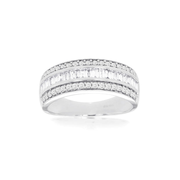 Diamond Band in 14 kt White God