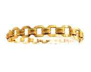 ?Italian Gold Link Bracelet in 14 kt Yellow Gold