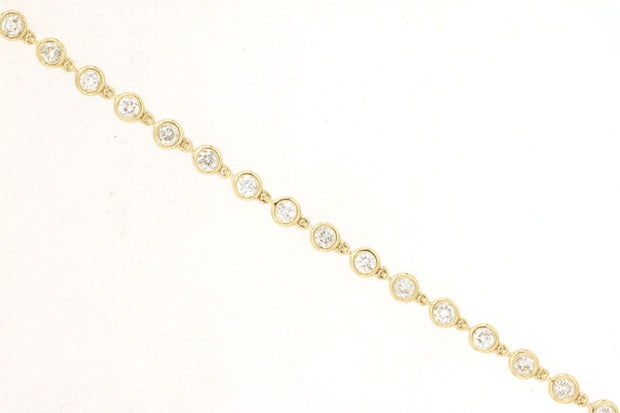 1.00 carat Diamond Bracelet in 14 kt Yellow Gold