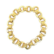 ?Italian Gold Link Bracelet in 14 kt Yellow Gold