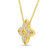 Diamond Pendant in 18 kt Yellow Gold