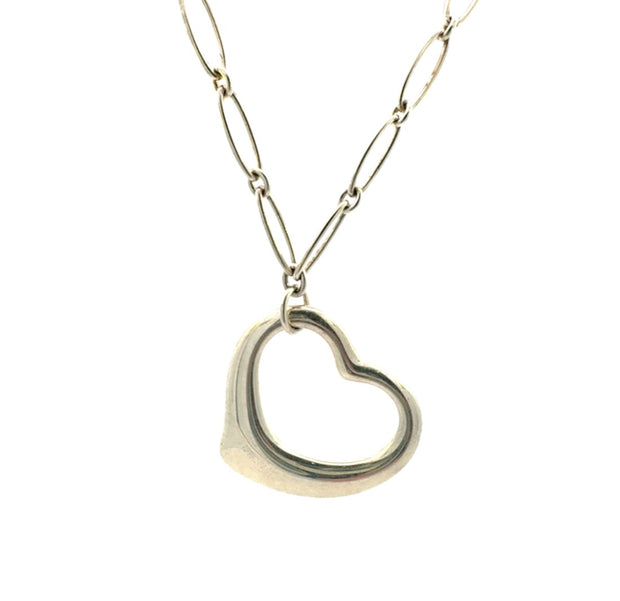 Vintage Tiffany & Co. Heart Necklace in Sterling Silver