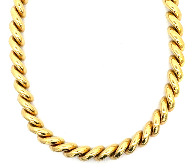 Vintage Tiffany & Co. Gold "San Marco" Style Necklace in 18 kt Yellow Gold