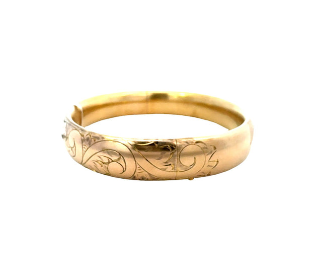 Antique Gold Filled Bangle Bracelet