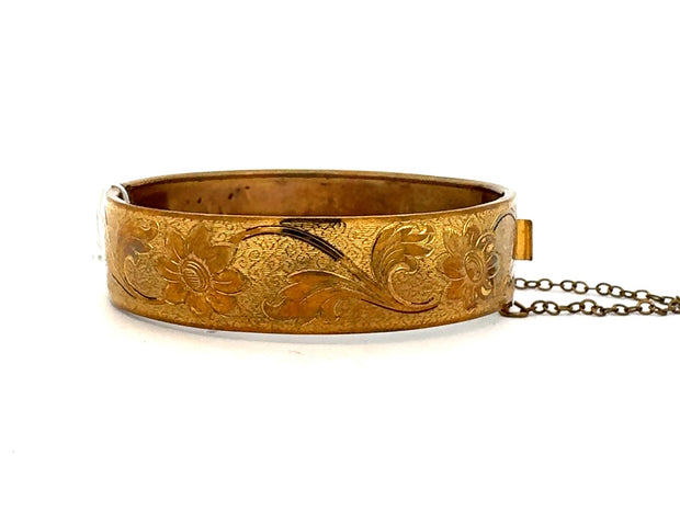 Vintage Gold Filled Bangle Bracelet