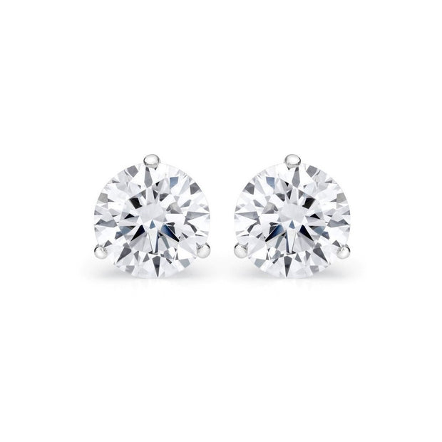 1.00 carat Diamond Stud Earrings in 14 kt White Gold