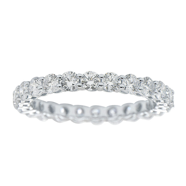 Diamond Eternity Band in 18 kt white gold