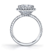 5.00 carat Asscher Cut Diamond Ring in Platinum