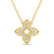 Diamond Pendant in 18 kt Yellow Gold