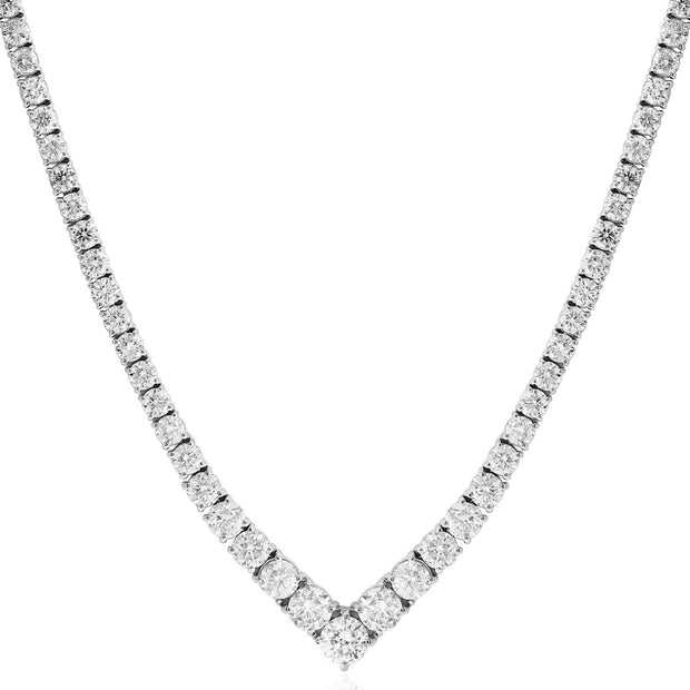 ASHI Riviera Diamond Necklace 992JMPPFGNKYG-15 - Park Place Jewelers
